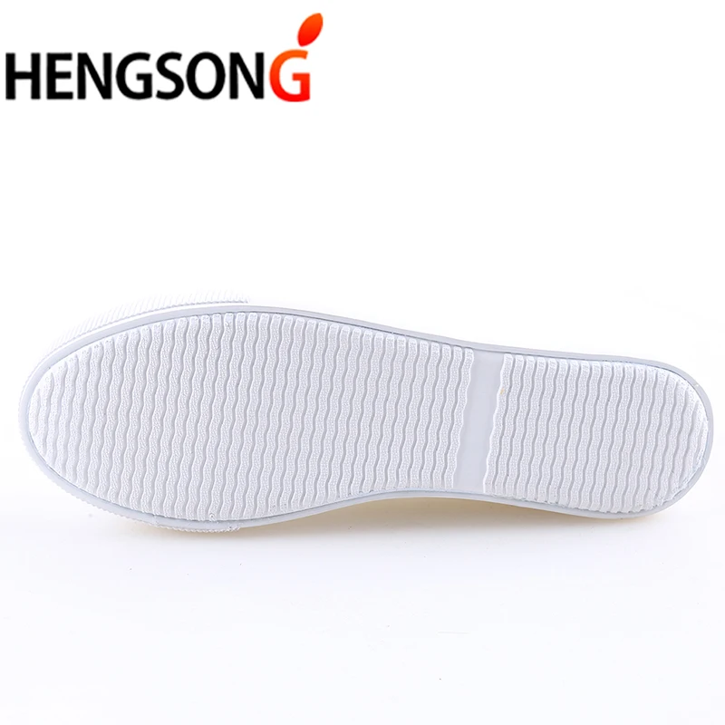 HENGSONG/Удобная белая парусиновая обувь на плоской подошве для студентов Женская