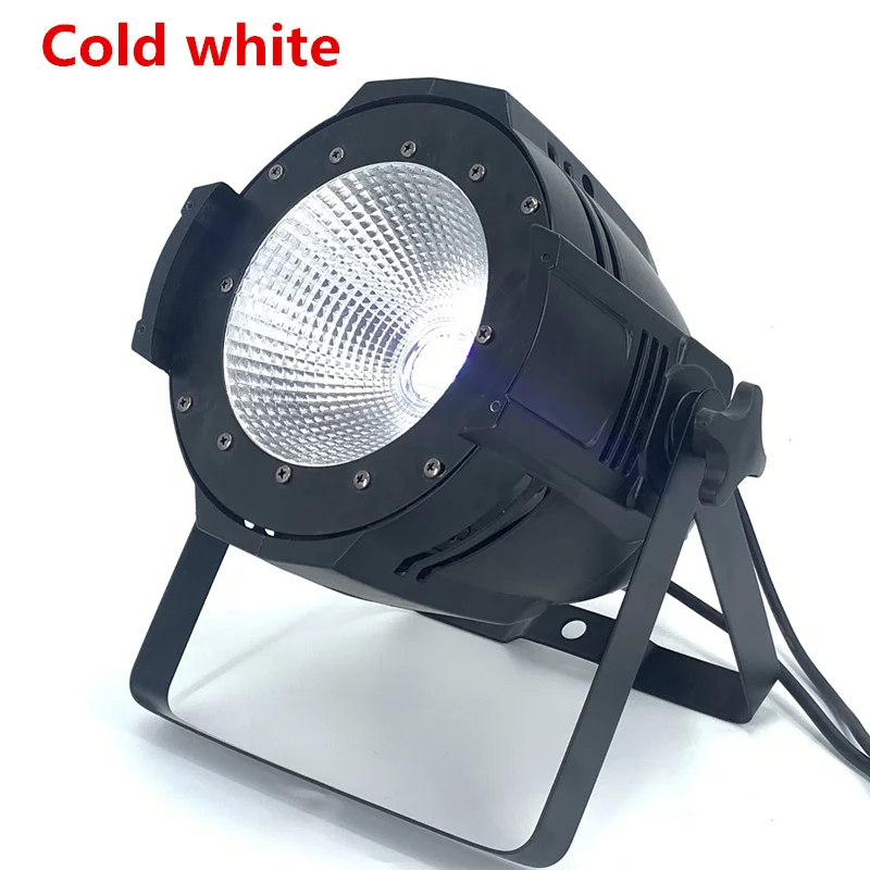 Cold white Светодиодный par 200 Вт COB RGBWA UV 5в1/RGBW 4в1/RGB 3в1/теплый белый холодный белый UV светодиодный Par Par64 Светодиодный точечный светильник dj светильник - Цвет: Cold white