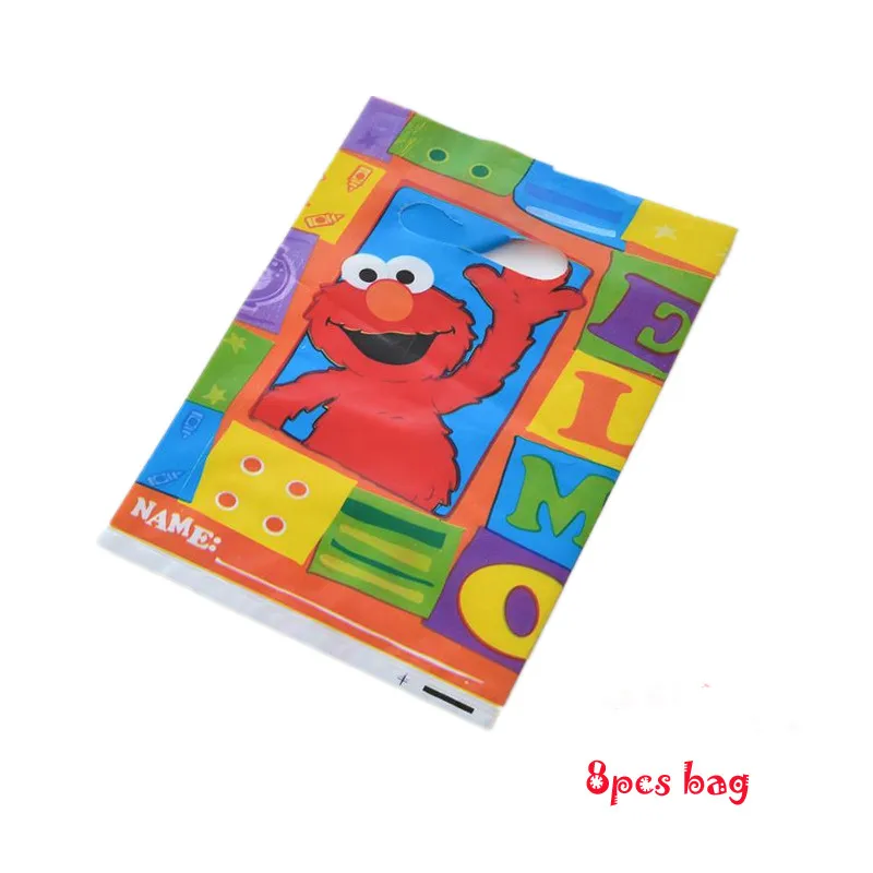 Топпер для упаковки тортов Улица Сезам Elmo мультяшный набор одноразовой посуды