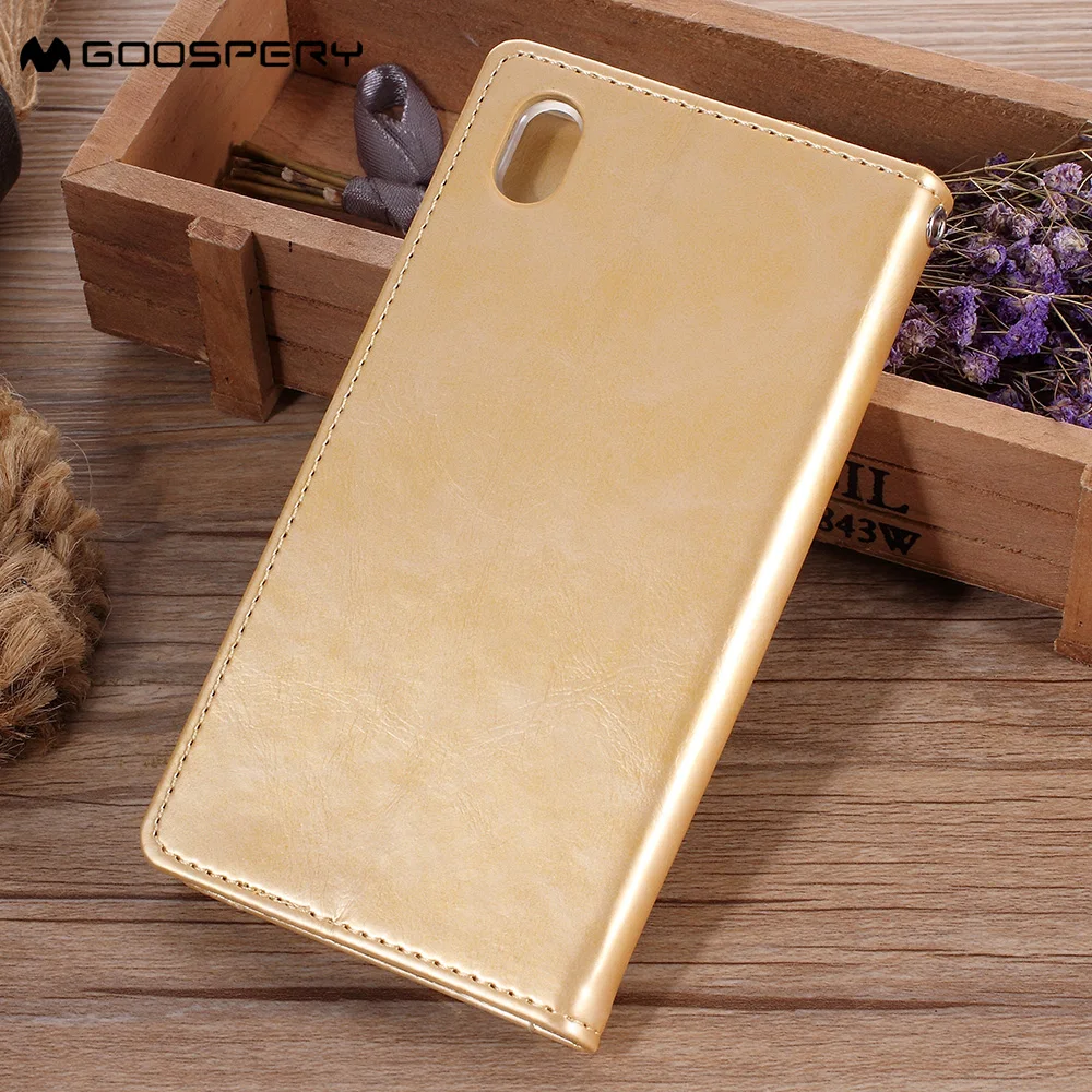 MERCURY Чехол для sony Xperia M4 Aqua Марка Стенд Бумажник искусственная кожа флип чехол