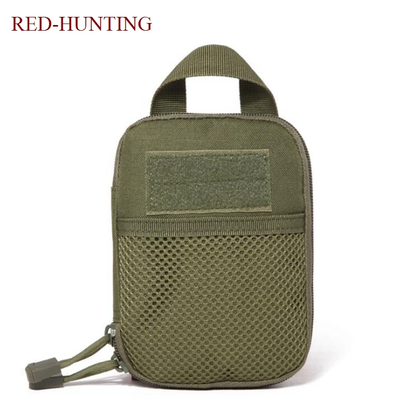Tactical Mesh Molle EDC Pouch Hunting Waist Tools Accessory Pouches for Flashligh Mag | Спорт и развлечения