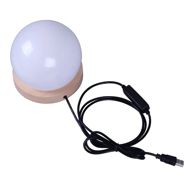 Ночник в форме шарика USB кабель лампа детский подарок домашний стол 3D LED