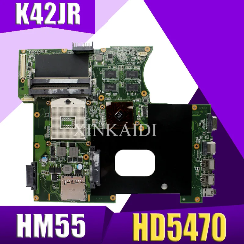 XinKaidi K42JR материнская плата для ноутбука ASUS k42j K42JZ K42JB K42JY X42J K42JE протестирована