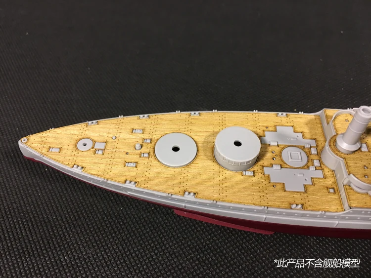 Фото Деревянная палуба в масштабе 1/700 для модели корабля Trumpeter 05781 USS Tennessee BB-43 1941 года №4