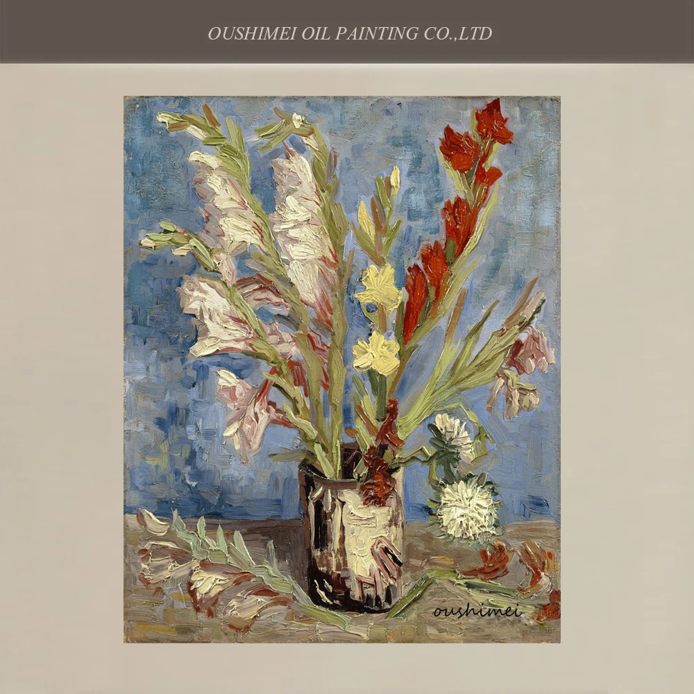 Hand Painted Wall Knife Palette Flower Oil Painting for Home Decor Canvas Pop High Quality as Gift | Дом и сад