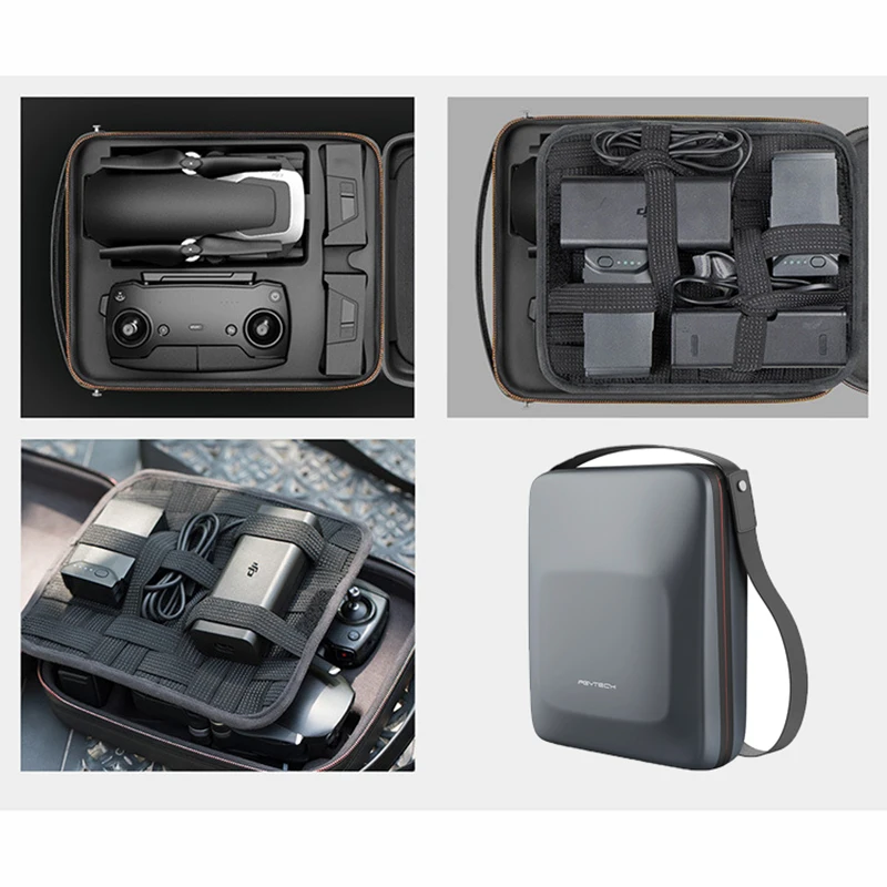 PGYTECH Mavic чехол с ремнем DJI Mavic Air PU EVA сумка на плечо чехол для переноски аксессуары