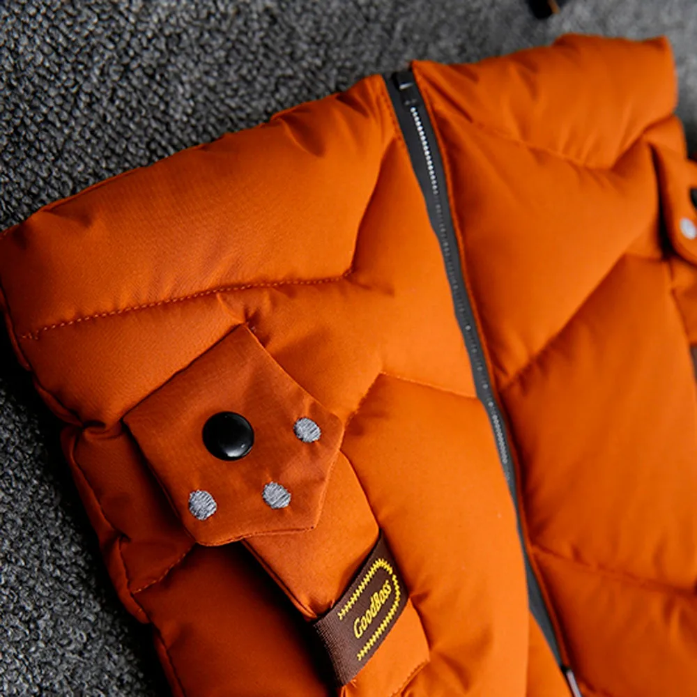 Warm Winter Jacket Fashion Kids Coat Boys Girls Thick Coat Padded Winter Jacket Clothes Park For Girls Boys Kids Overcoat