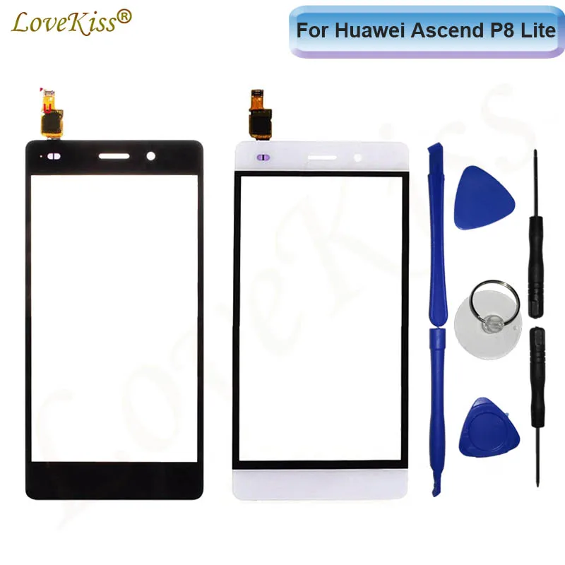 P8Lite Передняя панель для Huawei P8 Lite ALE L04 L21 TL00 L23 CL00 сенсорный экран сенсор ЖК дисплей
