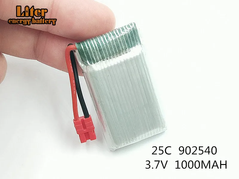 Аккумулятор 3 7 в 1000 мАч 902540 Lipo для X5HC X5HW запасные части радиоуправляемого