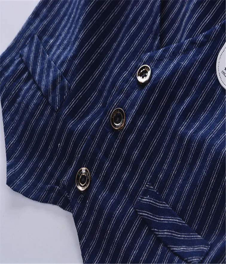 BibiCola boys clothing set spring autumn children casual gentleman shirt+pants 2pcs striped tracksuits for kids suits baby |