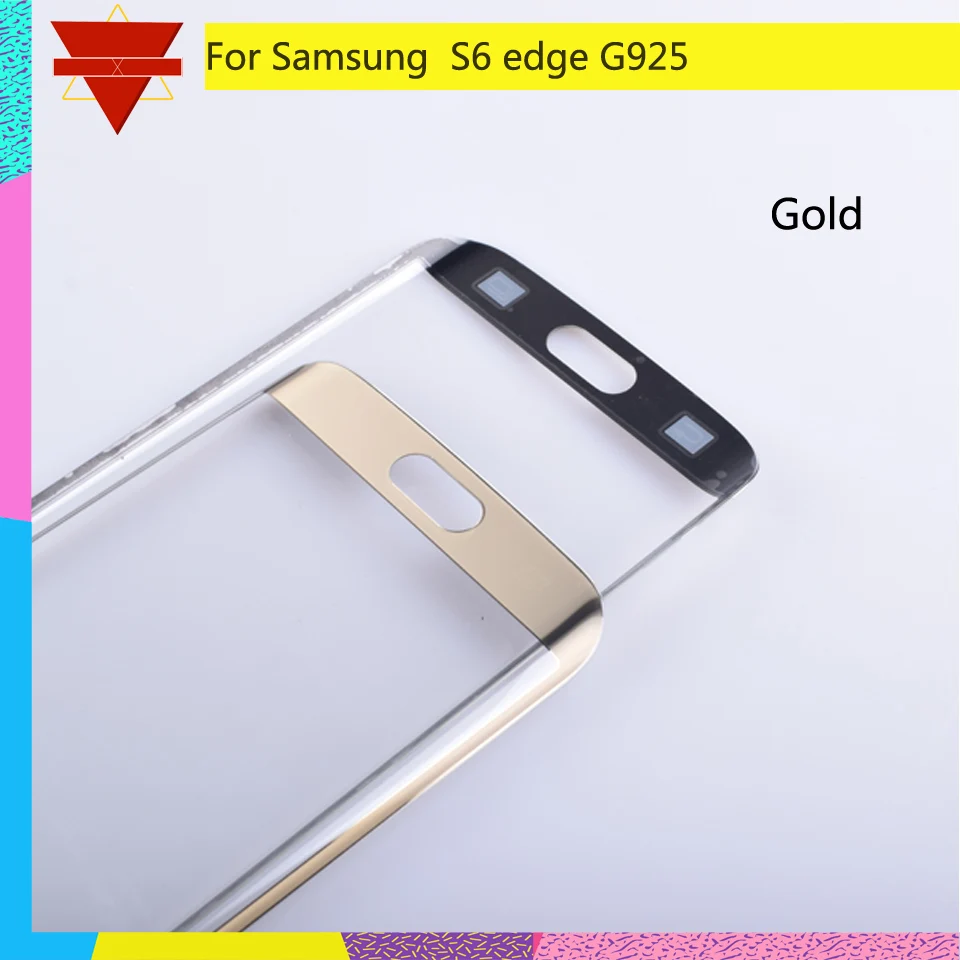 Для Samsung Galaxy S6 edge G925 SM G925V G925P G925F G9250 сенсорный экран передняя стеклянная панель