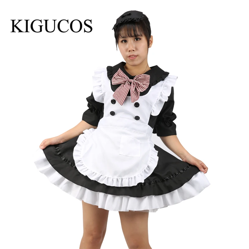 Женское платье горничной KIGUCOS милое Привлекательное |