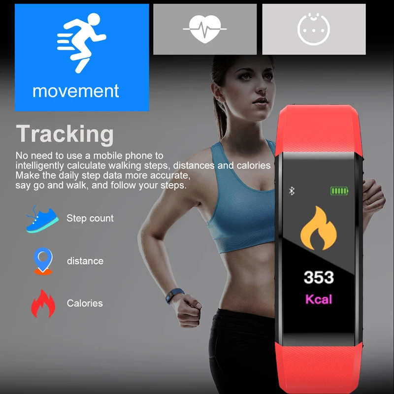 Bluetooth Смарт часы для мужчин и женщин фитнес цифровые спортивные смарт браслет