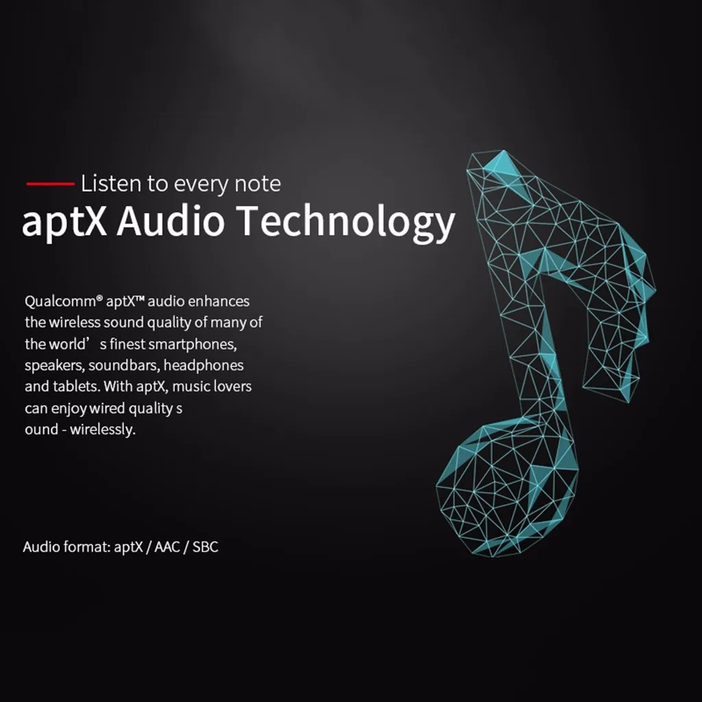 Bluetooth наушники T1-APTX TWS True aptX Bluetooth 5,0 Беспроводные HD наушники беспроводные наушники