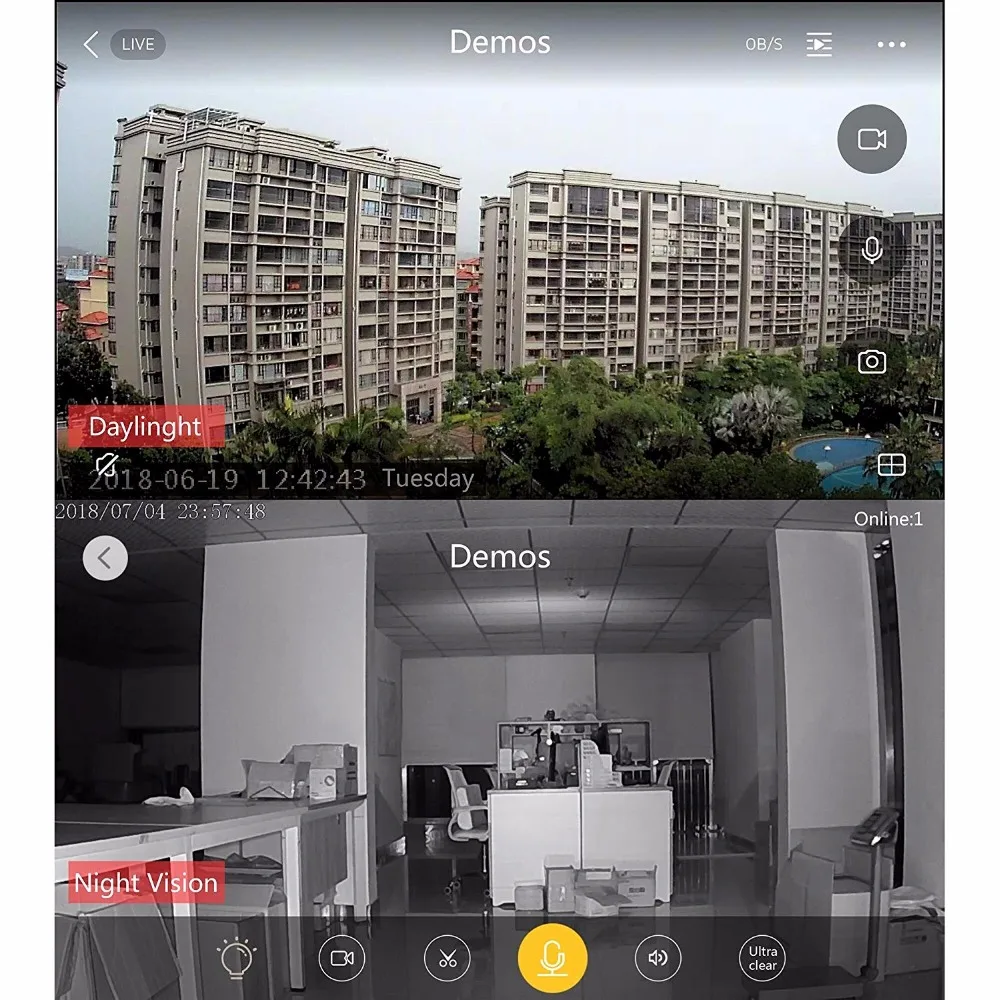 Wi-Fi мини камера 720P ночное видение для дома Беспроводная ip-камера видеонаблюдения