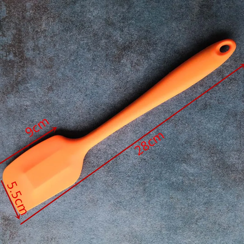 Silicone Chocolate Stirring Scrape Cream Cake High Temperature Scraper Kitchen Baking Tools A817-L--A817-S | Дом и сад