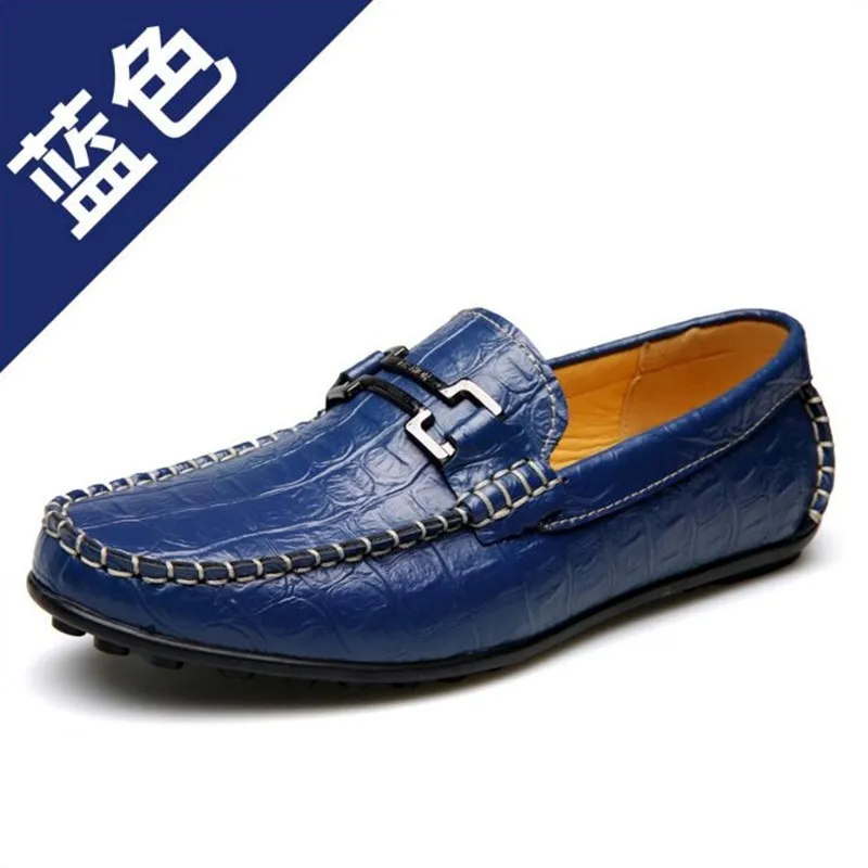 

Nice Luxury Brand Men Flats Casual Men Loafers Genuine Leather Slip On Soft Moccasins Mens Shoes Top Quality Driving Shoes