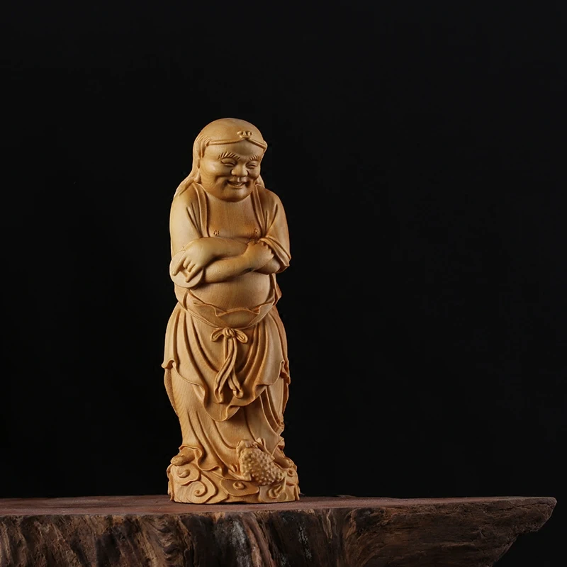 Лю Хай Играя с резьбой ремеслами части руки Чай дома Аксессуары yueqing самшита