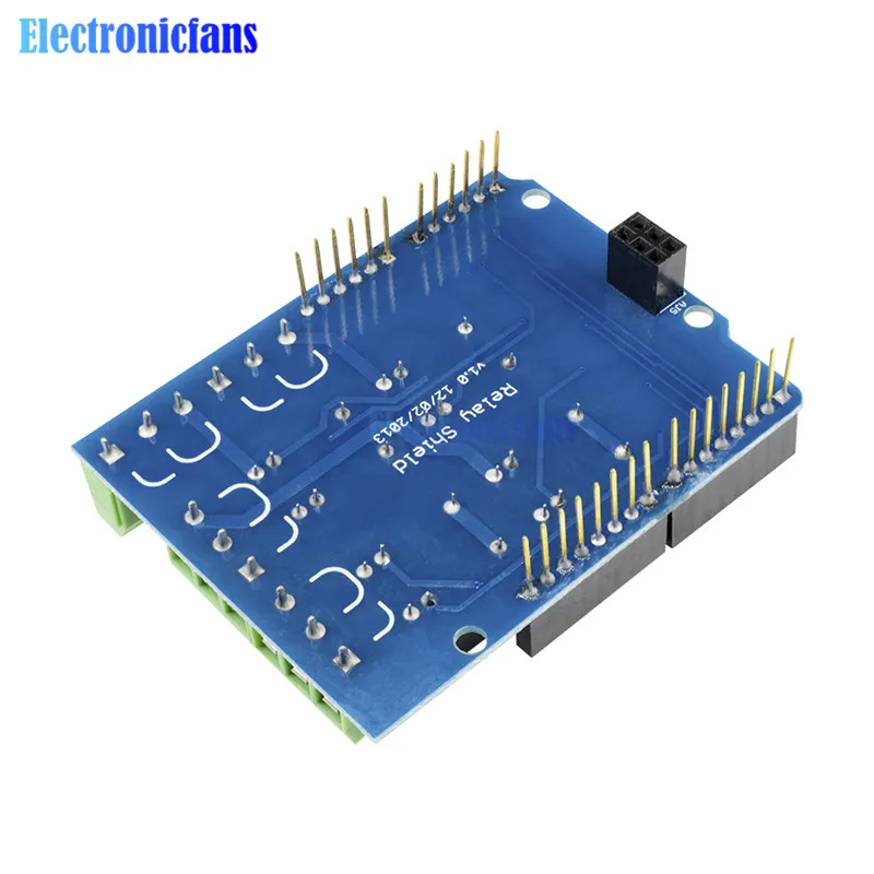 4-канальный модуль 5 В интерфейс для защиты реле управления сигналом Arduino плата