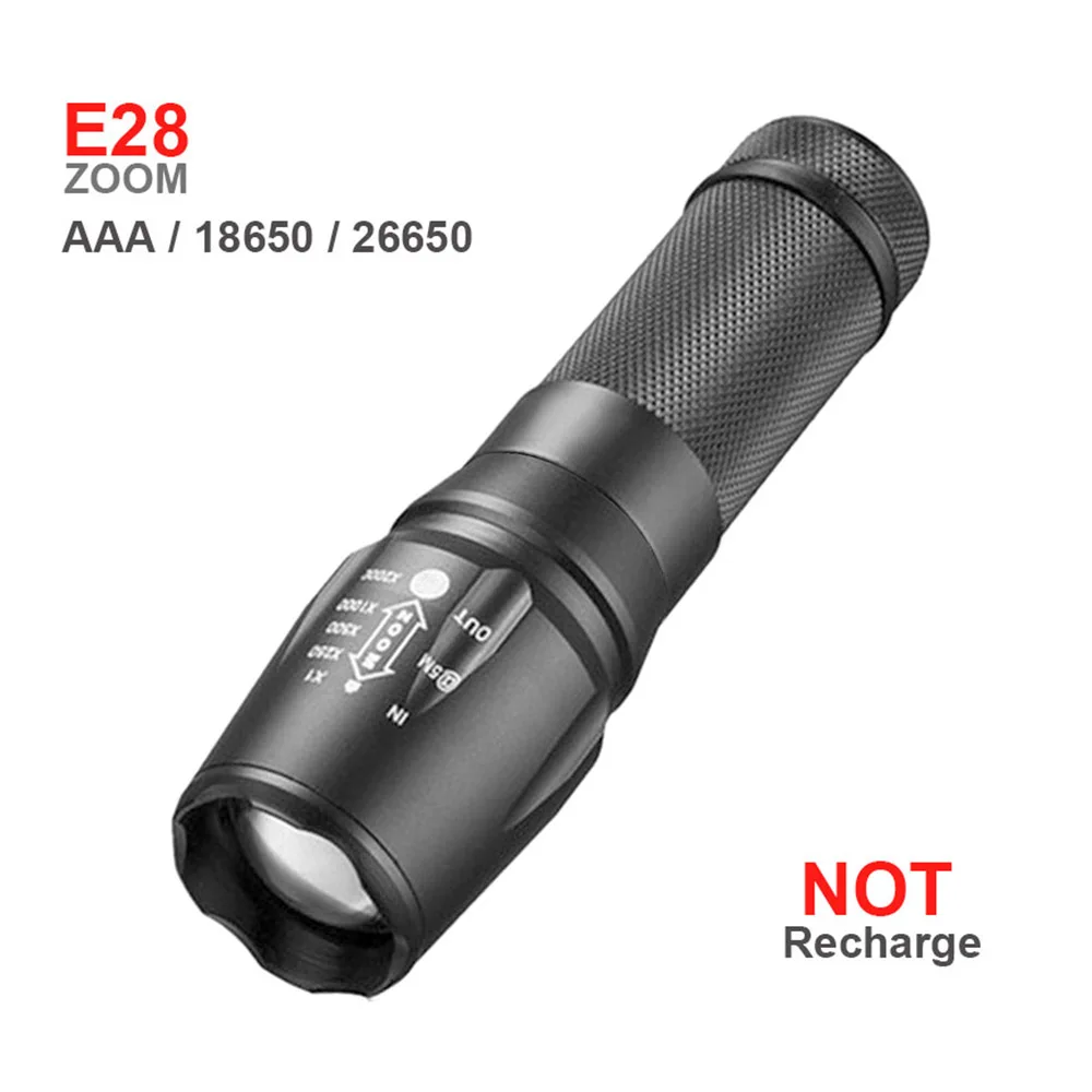 USB флэш-светильник перезаряжаемый XM-L T6 светодиодный 3800lm AAA фонарь светильник 500 м масштабируемый 18650 водонепроницаемый светильник s