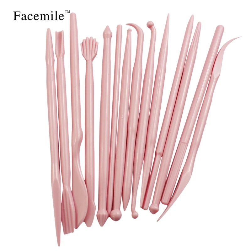 Facemile новый бренд 14 шт. DIY Инструменты для моделирования тортов и цветов Набор