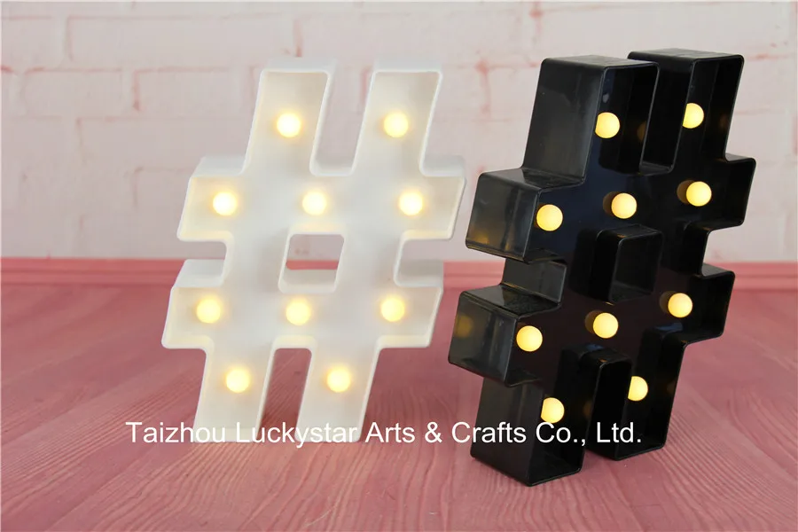 Новинка Бесплатная доставка Мини хэштегом светодиодная вывеска шатер