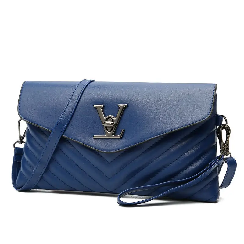 Женская мода вышивка линия уход за кожей рук плеча сумку новые ПУ | Багаж и сумки