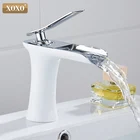 Смеситель для раковины XOXO, латунный, серебристый, 83008