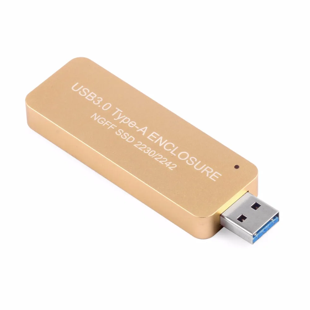 LM 841U USB3.0 TYPE A SATA B key SSD корпус твердотельный жесткий диск адаптер USB для NGFF 2230/2242