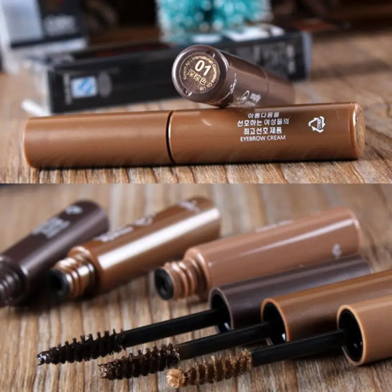Маска Stylenanda My Brown Натуральный Крем краска для бровей Кисть макияжа