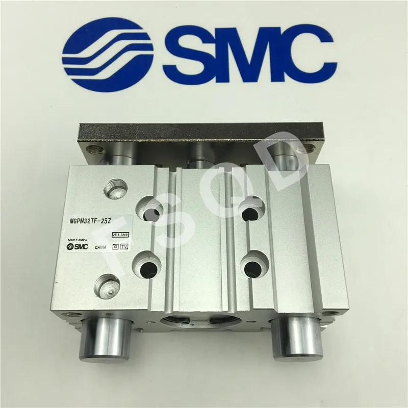 MGPM32TF-25Z MGPM40TF-25Z SMC компактный направляющий цилиндр тонкий трехосевой цилиндр со стержнем серии MGPM