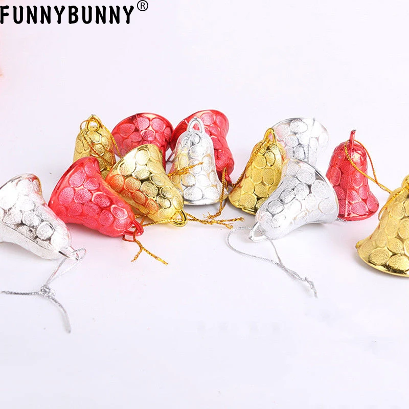 FUNNYBUNNY 12 шт Рождественский колокольчик кулон украшения сотовые колокольчики