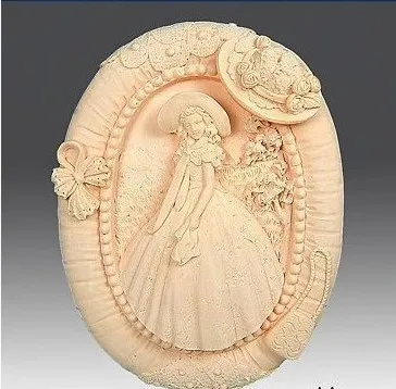 Graceful Girl Craft Art Silicone Soap mold Molds DIY Handmade soap molds | Дом и сад
