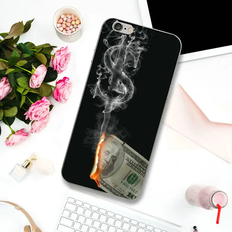 Чехол накладка из мягкого тпу для iPhone 8 7 6 6S Plus X XR XS Max 10 5 SE 5C 4 4|Бамперы| |