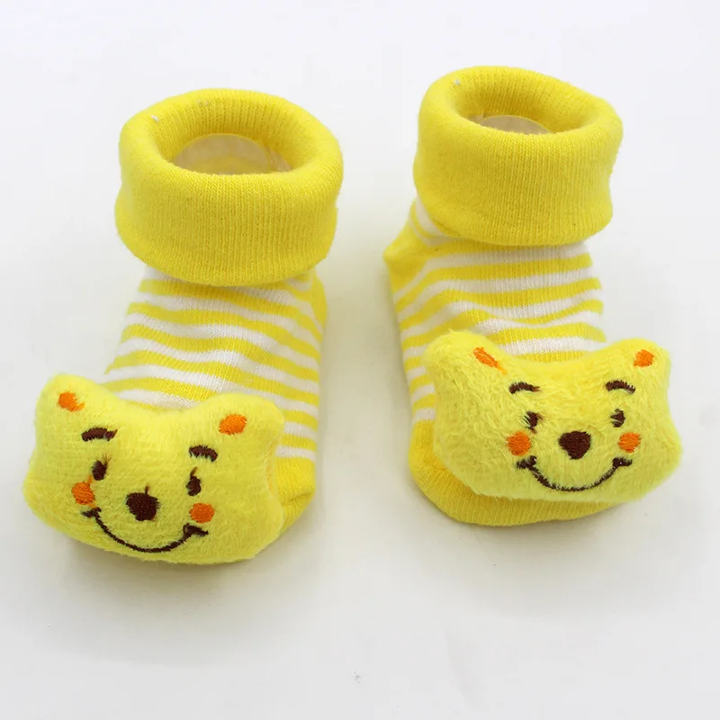 DreamShining Baby Socks Anti-Slip Cotton Newborn Sock Shoes Cartoon Animal Slippers Boots Unisex Boy Girl Rubber Sole | Детская одежда