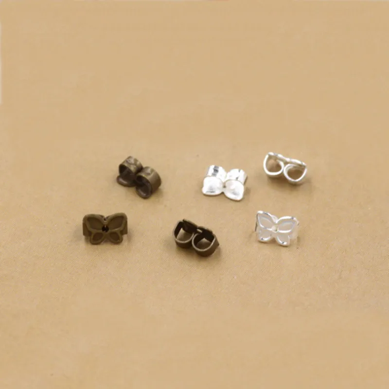 6 мм * 4 античные бронзовые серебряные серьги ювелирные изделия Аксессуары медные