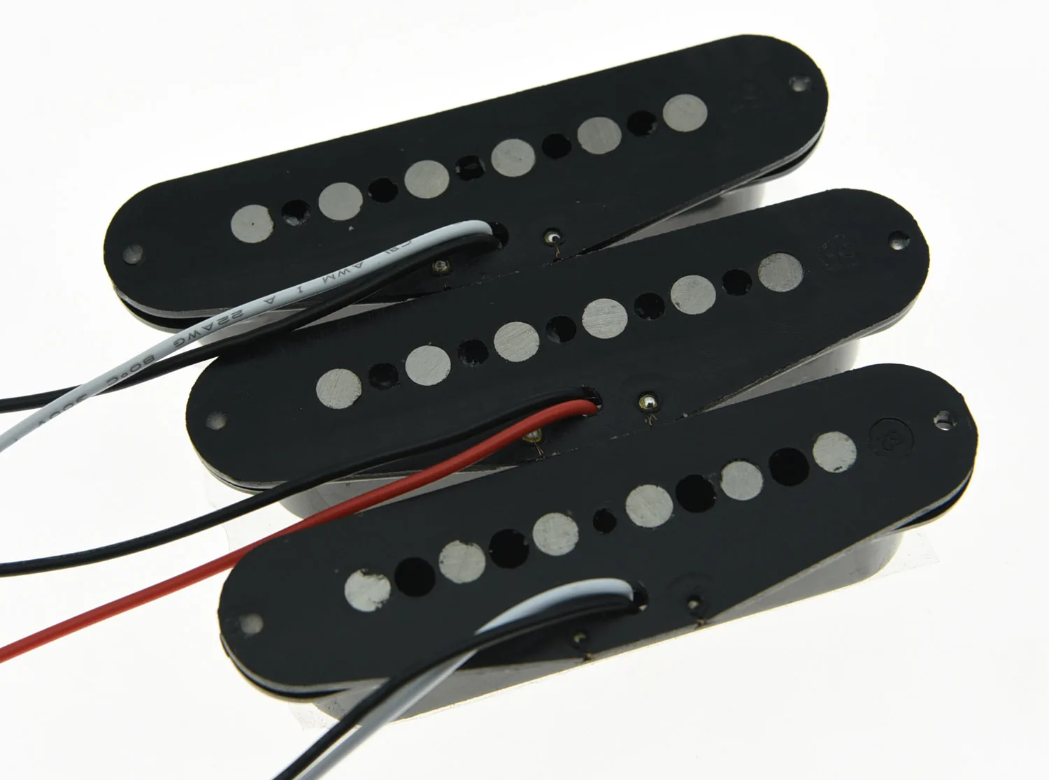 KAISH 3x Черный Alnico 5 одинарные катушки пикапы ST Strat SSS набор пикапов|pickup set|single coil
