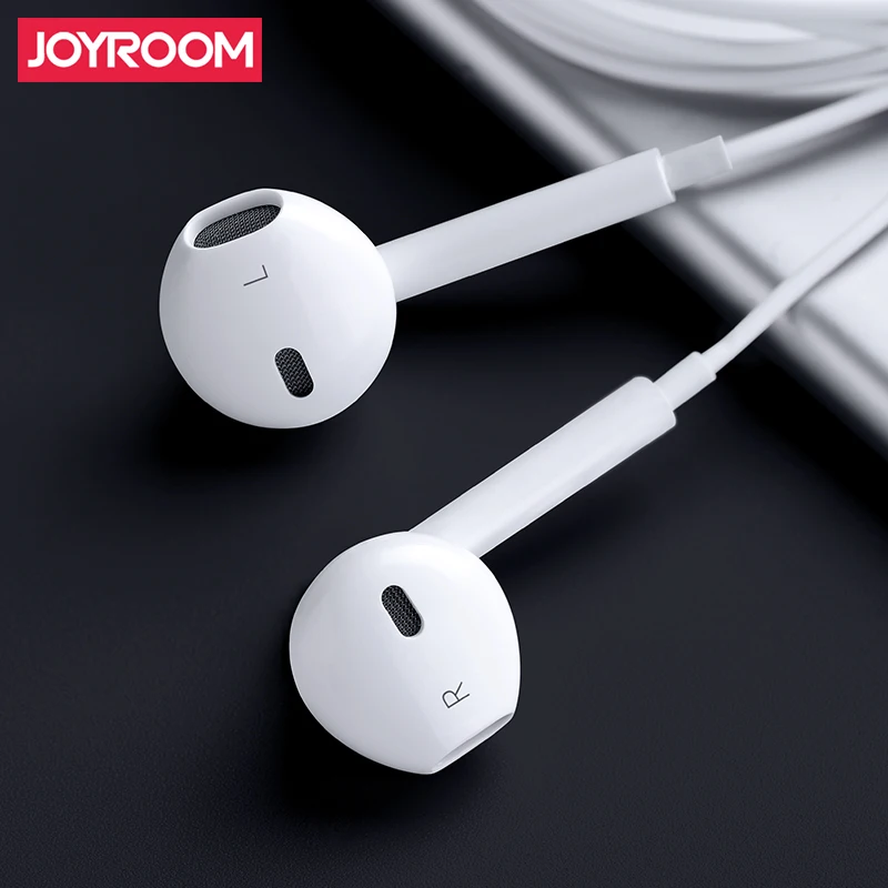 JOYROOM наушники в ухо проводные Bluetooth для Apple iPhone XS Max XR 7 8 Plus с микрофоном|Наушники и