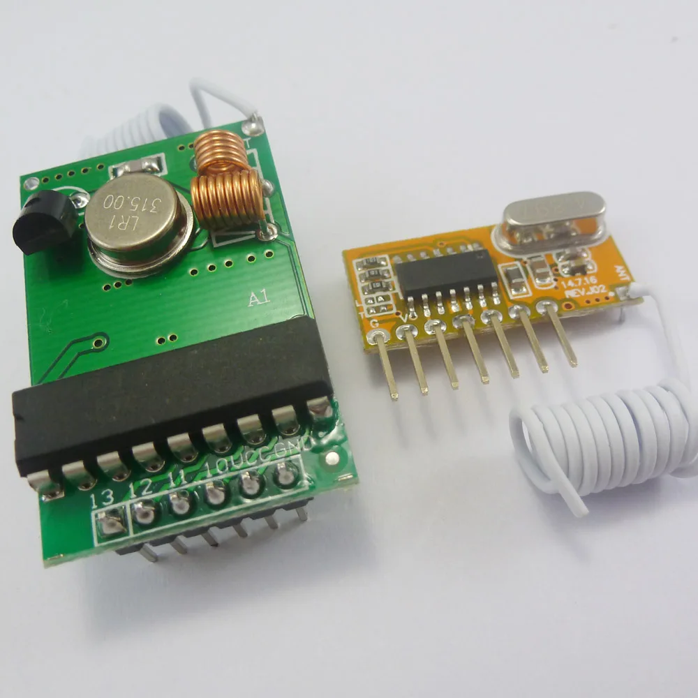 Кодировщик PT2262 315 МГц для декодера Arduino комплект соединений приемника