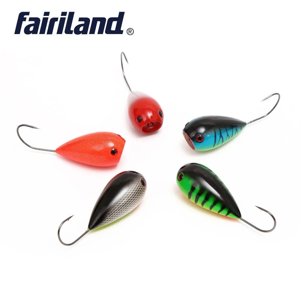 Fairiland 1 шт Яйцо приманка поппер 80 мм/3 15 дюймов 13 2 г/0 47 унций Topwater искусственная