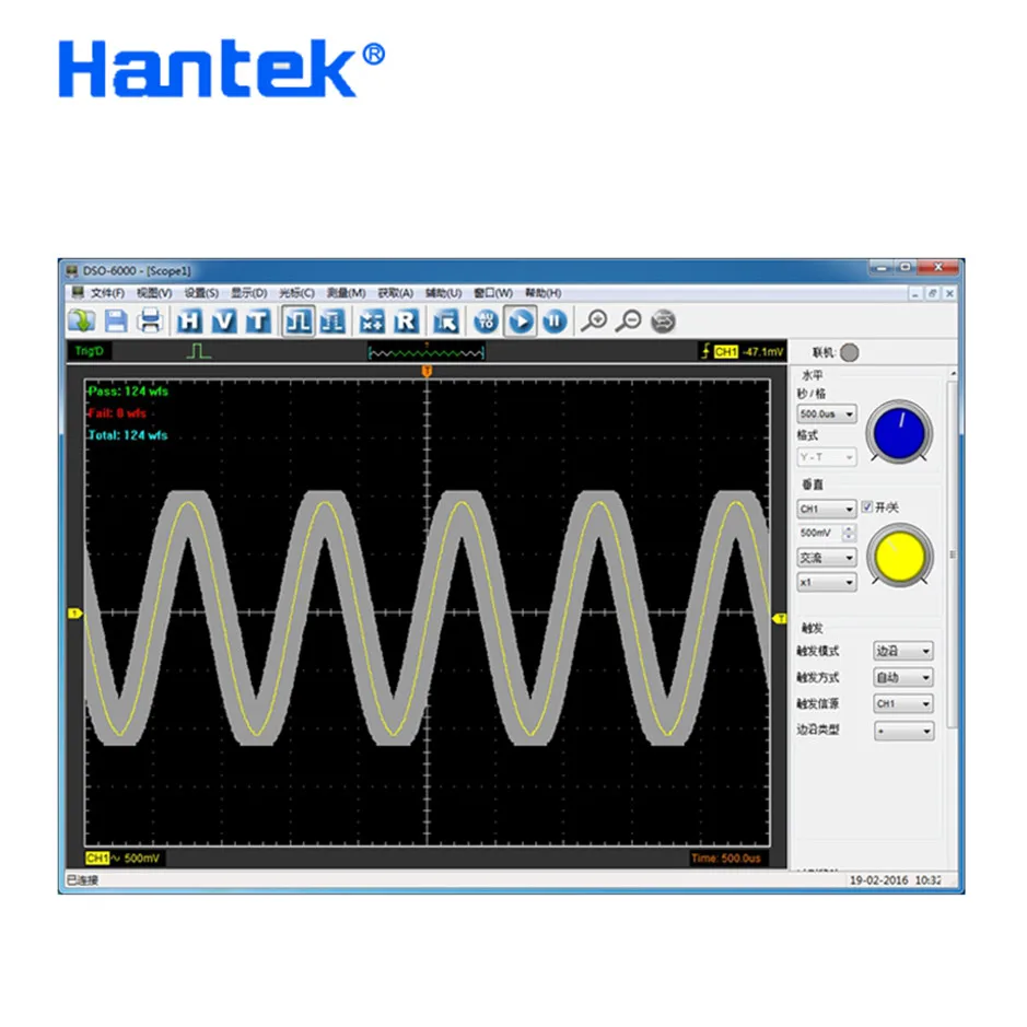 Цифровой осциллограф Hantek 6254BE 4 канала 250 МГц | Инструменты