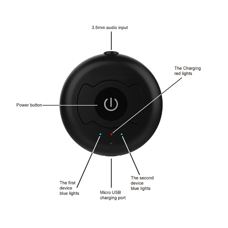 Kebidu H 366T беспроводной Bluetooth 4 0 A2DP аудио передатчики 3 5 мм Музыкальный стерео Ключ