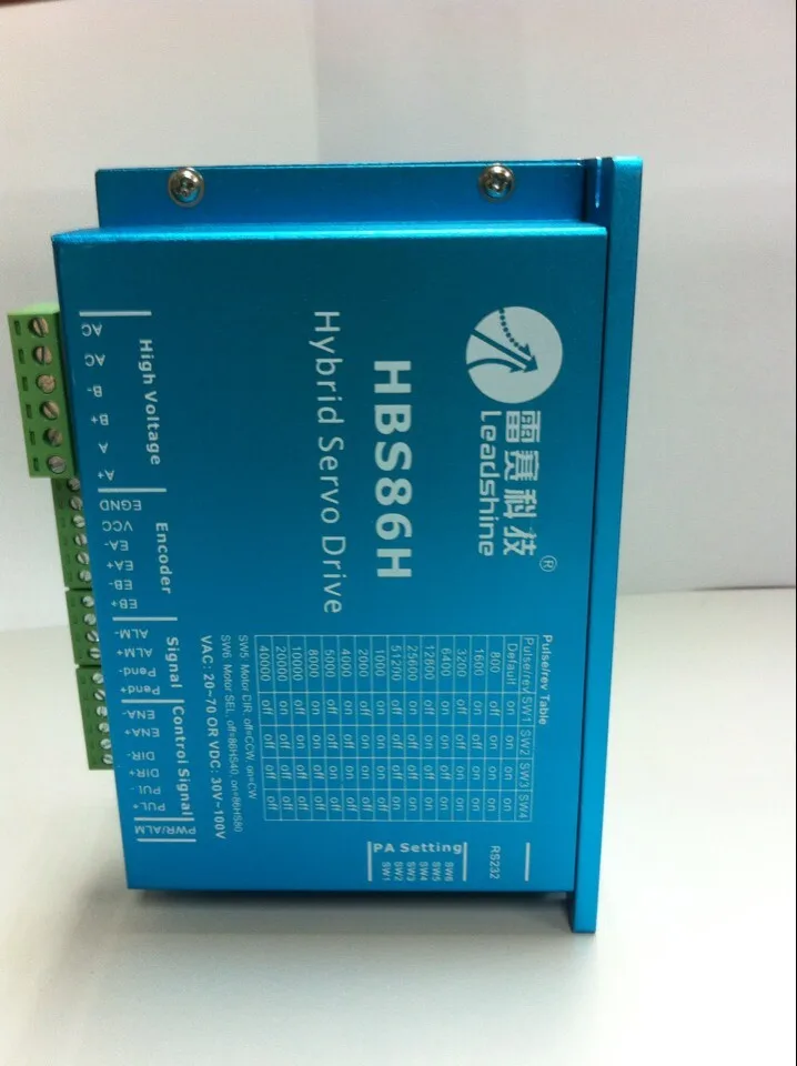 Leadshine легкая Сервосистема замкнутая петля шаговый ES M22430 + D1008 60HBM30 1000 HBS86H 2 фазы 3.0A
