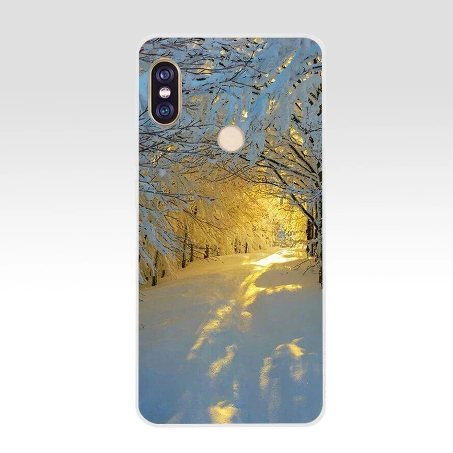 45AQ зимний Солнечный Мягкий Силиконовый ТПУ чехол для телефона xiaomi redmi 6 pro note 5 plus 4