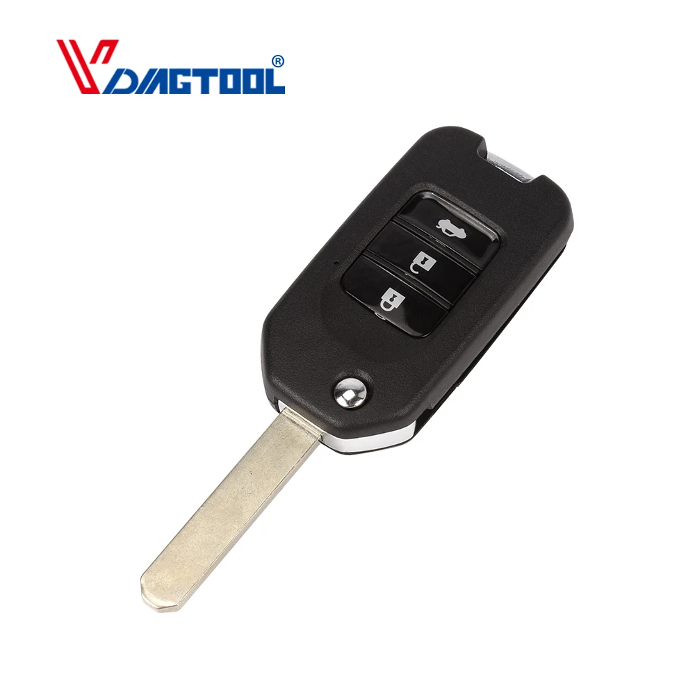Vdiagtool 2 3 + 1 кнопка флип модифицированный пульт дистанционного ключа оболочка для