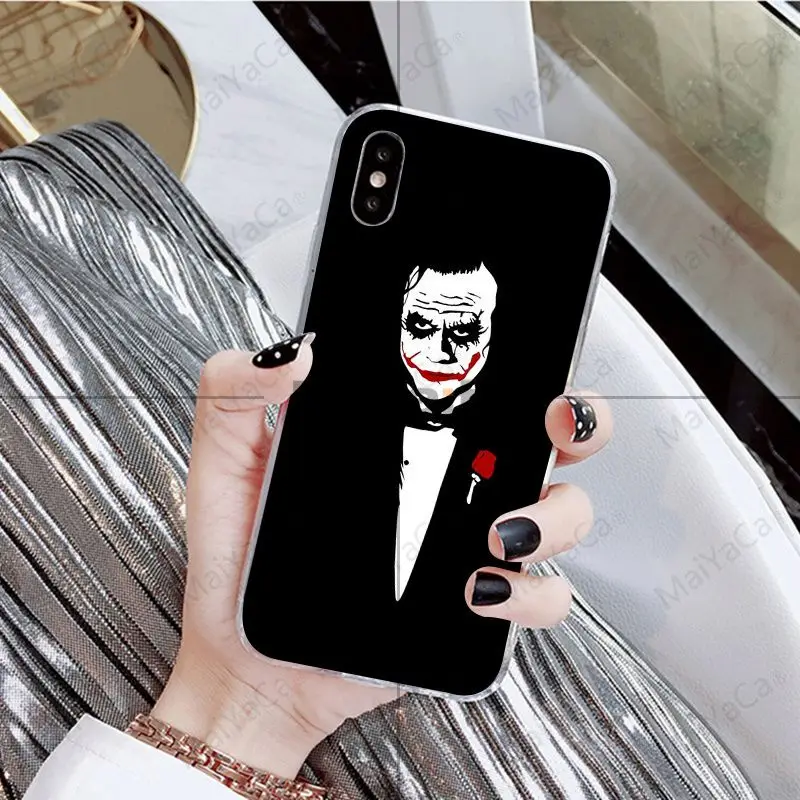 A10 Babaite Бэтмен Темный рыцарь Джокер карта DIY чехол для телефона с рисунком оболочка для Apple iPhone 8 7 6 6S Plus X XS MAX 5 5S SE XR чехол - Цвет: A10
