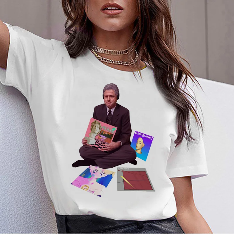 2508 Эстетика vaporwave, футболка,, женская футболка, Женский Топ, футболка, футболка в стиле хип-хоп, Корейская, повседневная, летняя, 90 s, графический, harajuku - Цвет: 2508