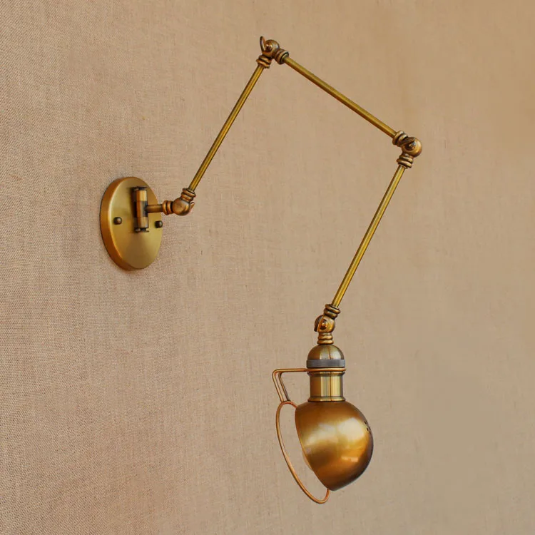 Винтажный настенный светильник в стиле ретро Лофт|applique murale|edison wall sconcearm light |