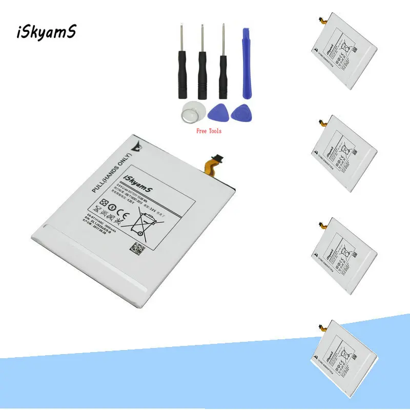ISkyamS 5 шт./лот 3600 мА/ч EB BT111ABC запасная батарея для Samsung Galaxy TAB 3 Lite 7 &quotSM T110 T111 T113 +