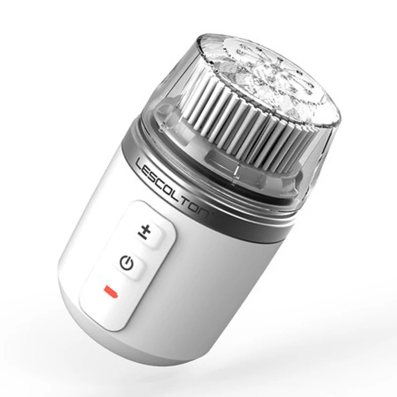 

Electric Face Cleaner with brushes Face Deep Pores Rotary Ultrasonic Waterproof Cleaning Massager Remove Blackhead Pore Cleanser